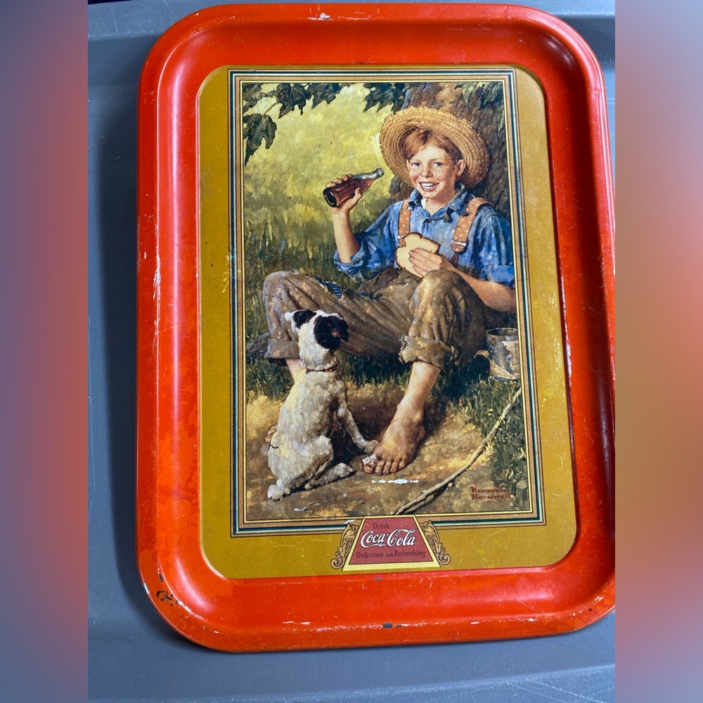 Vintage Coca Cola tray
